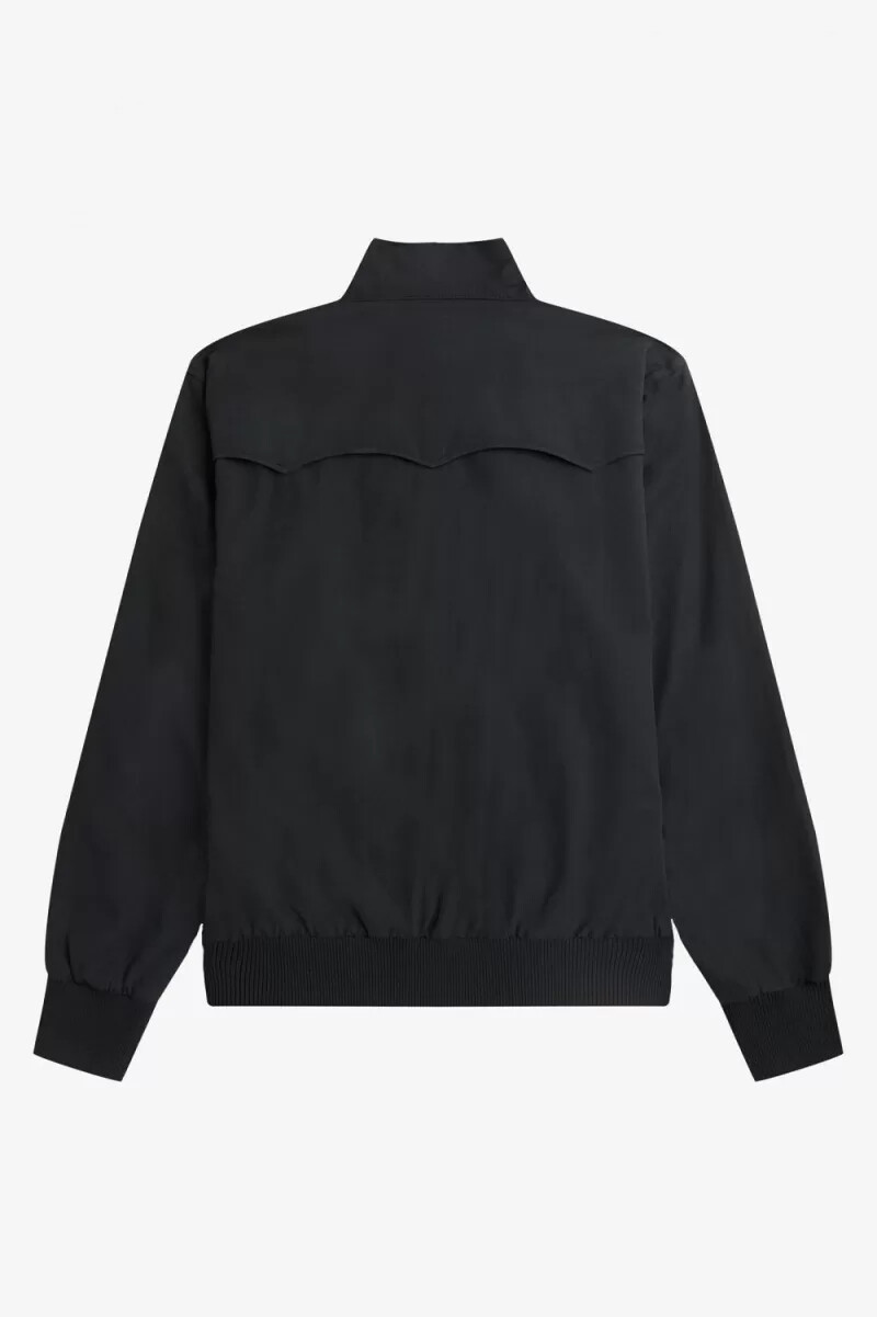 chaquetas fred perry harrington para hombre negras