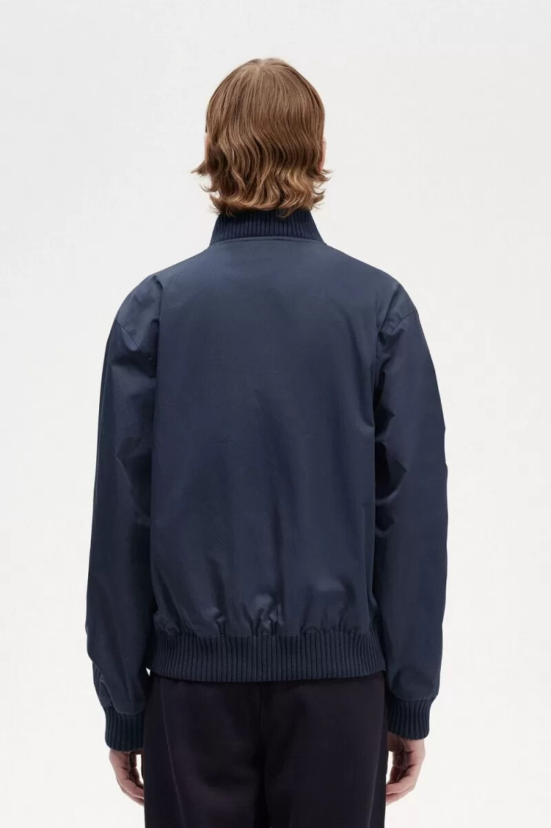 chaqueta bomber fred perry para hombre color azul marino