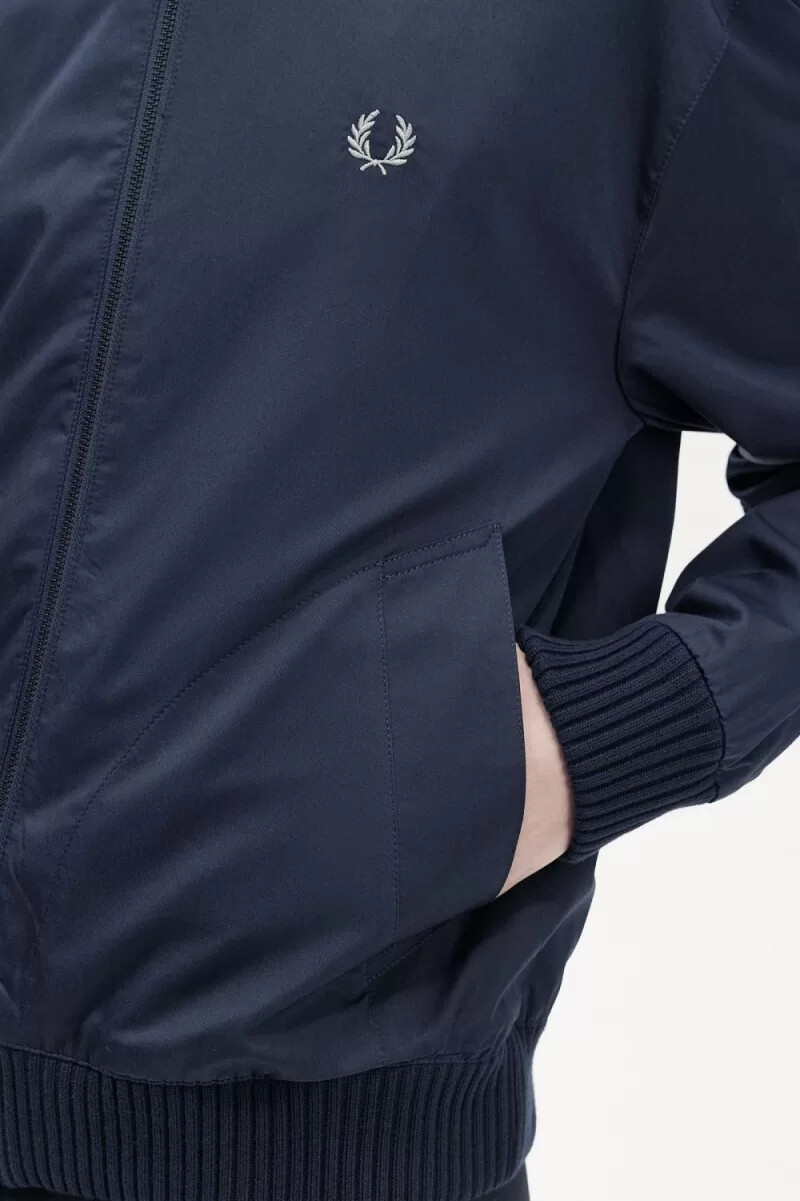 chaqueta bomber fred perry para hombre color azul marino