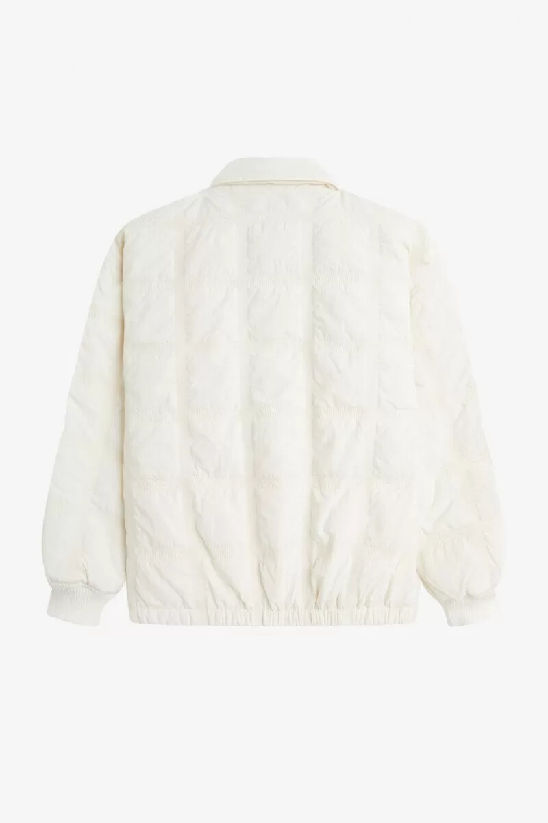 chaquetas acolchadas fred perry para mujer en beige