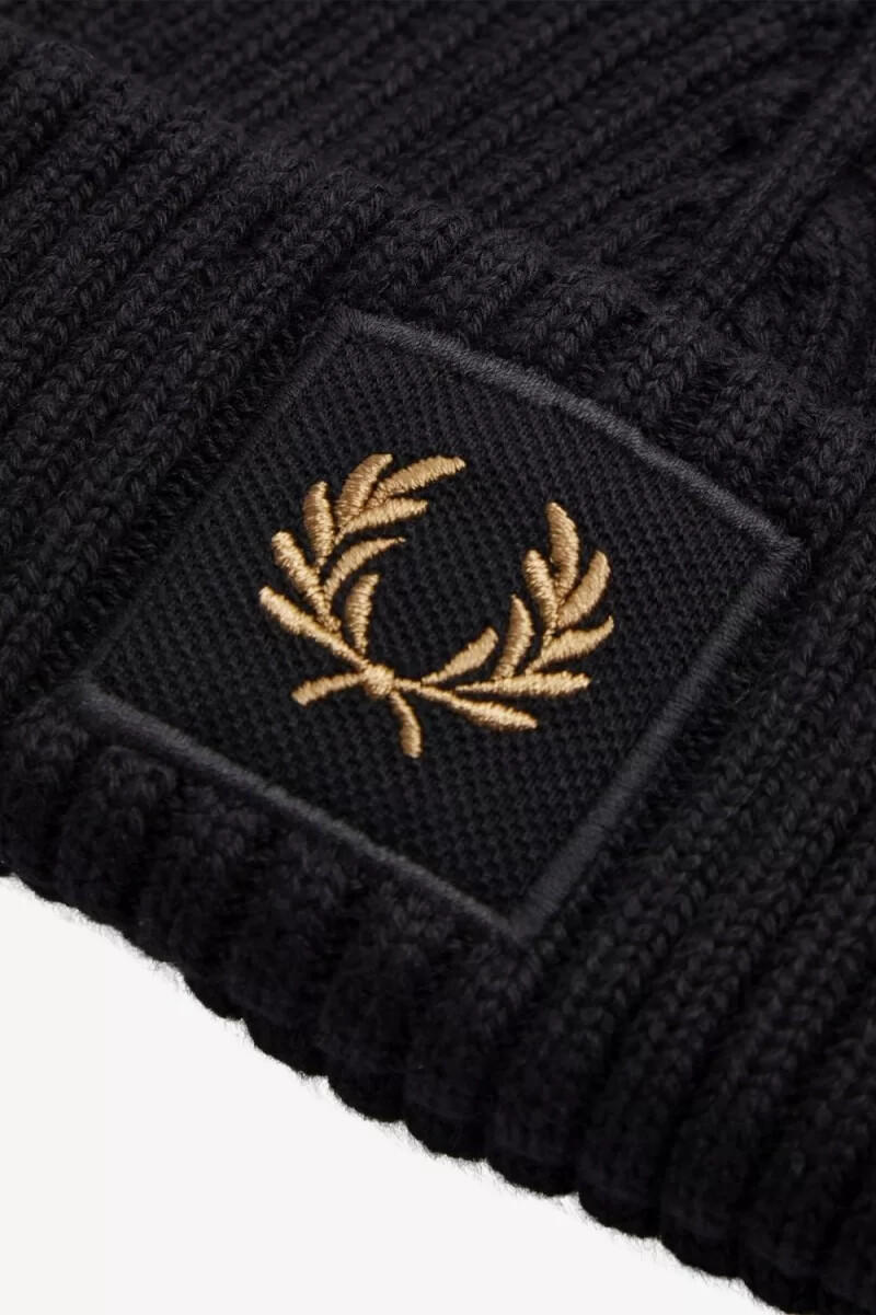 gorras fred perry cotton rib para hombre color negro y verde