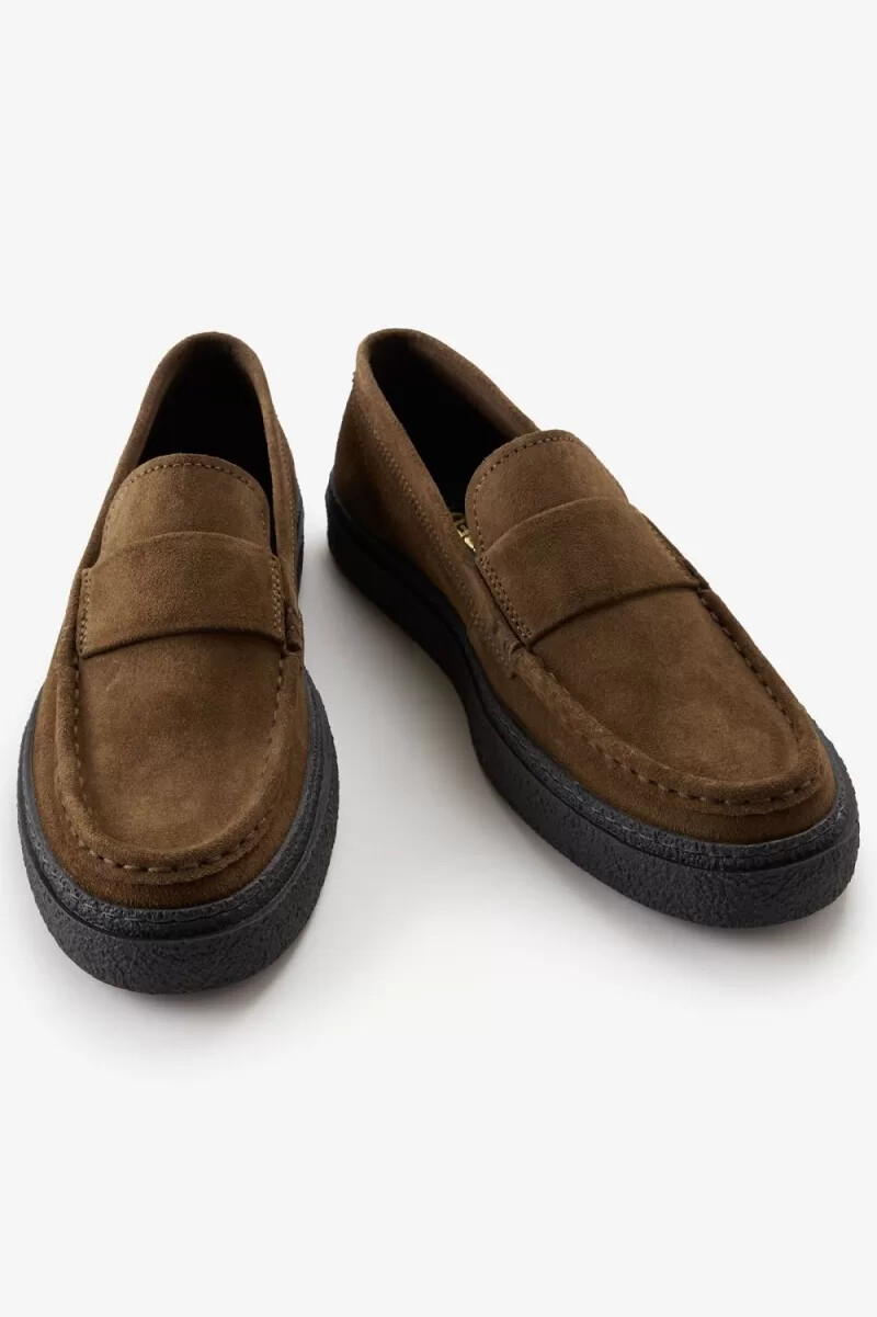 mocasines fred perry dawson para hombre en color marrón