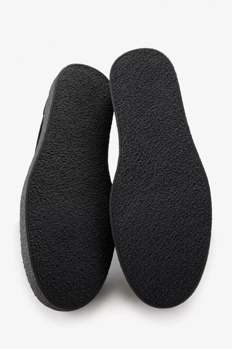 mocasines fred perry low dawson para hombre color negro