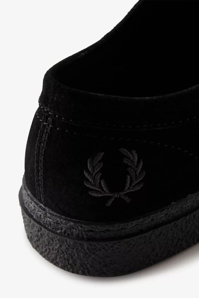 mocasines fred perry low dawson para hombre color negro
