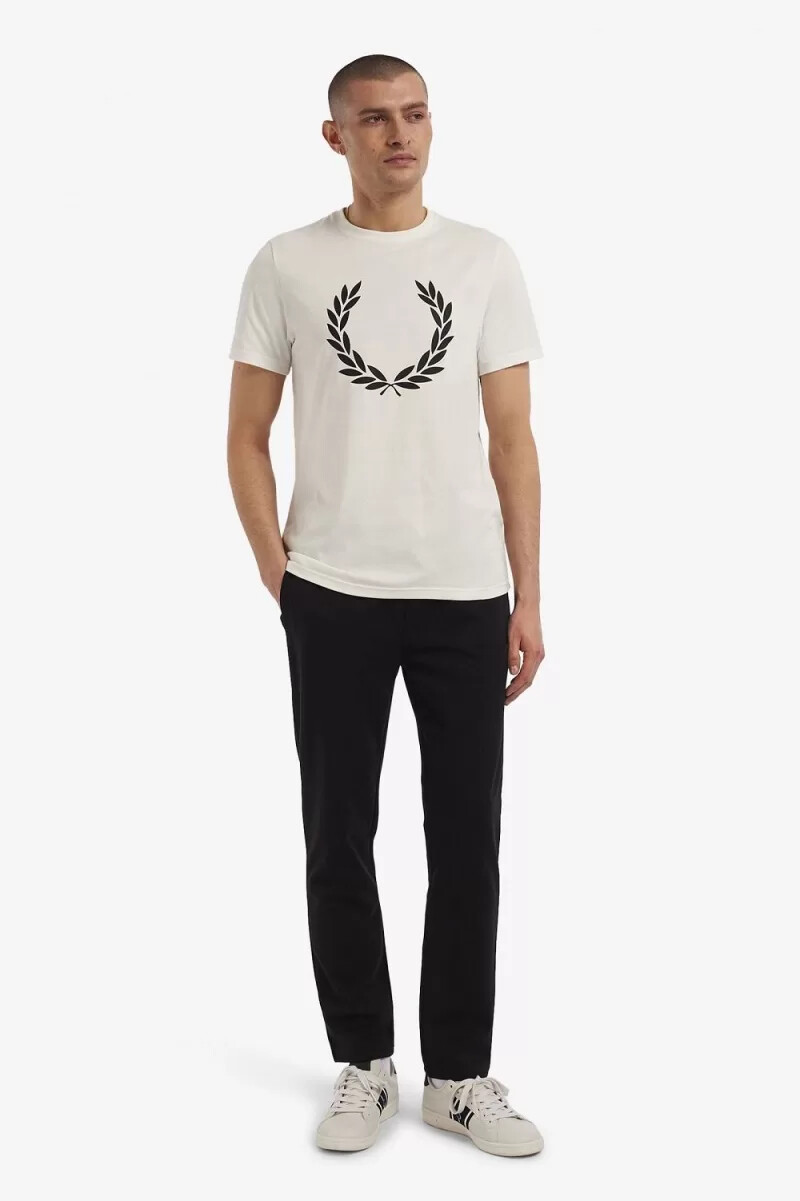 pantalones deportivos fred perry reverse tricot para hombre color negro