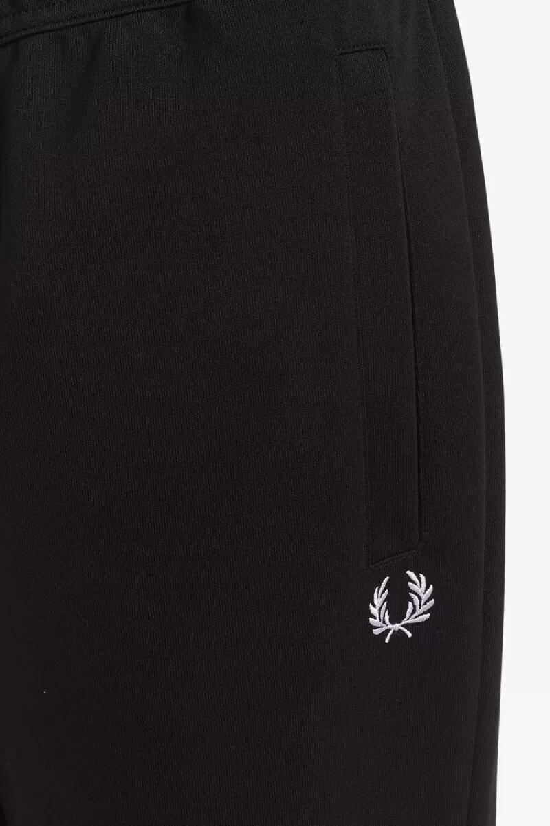 pantalones deportivos fred perry reverse tricot para hombre color negro