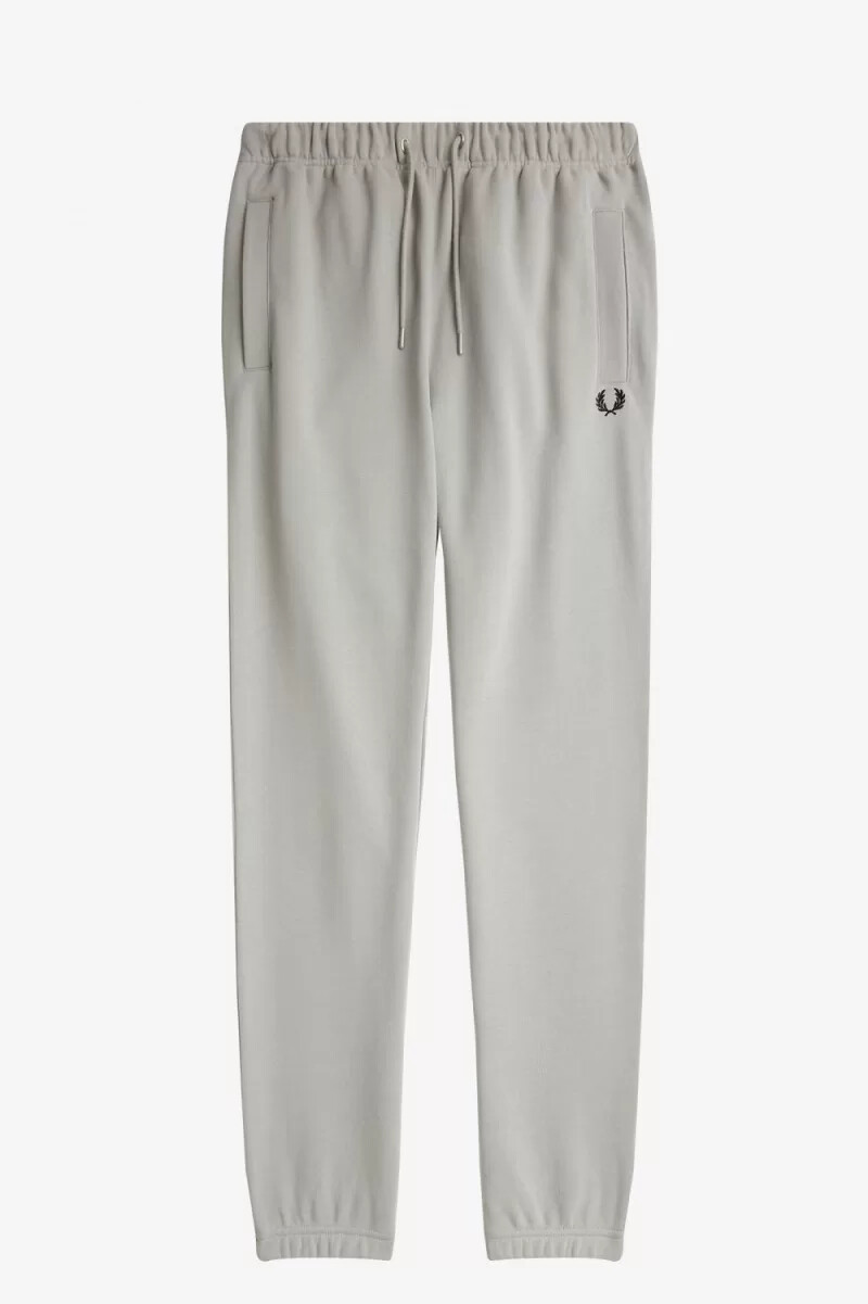 pantalones deportivos fred perry loopback para hombre color gris