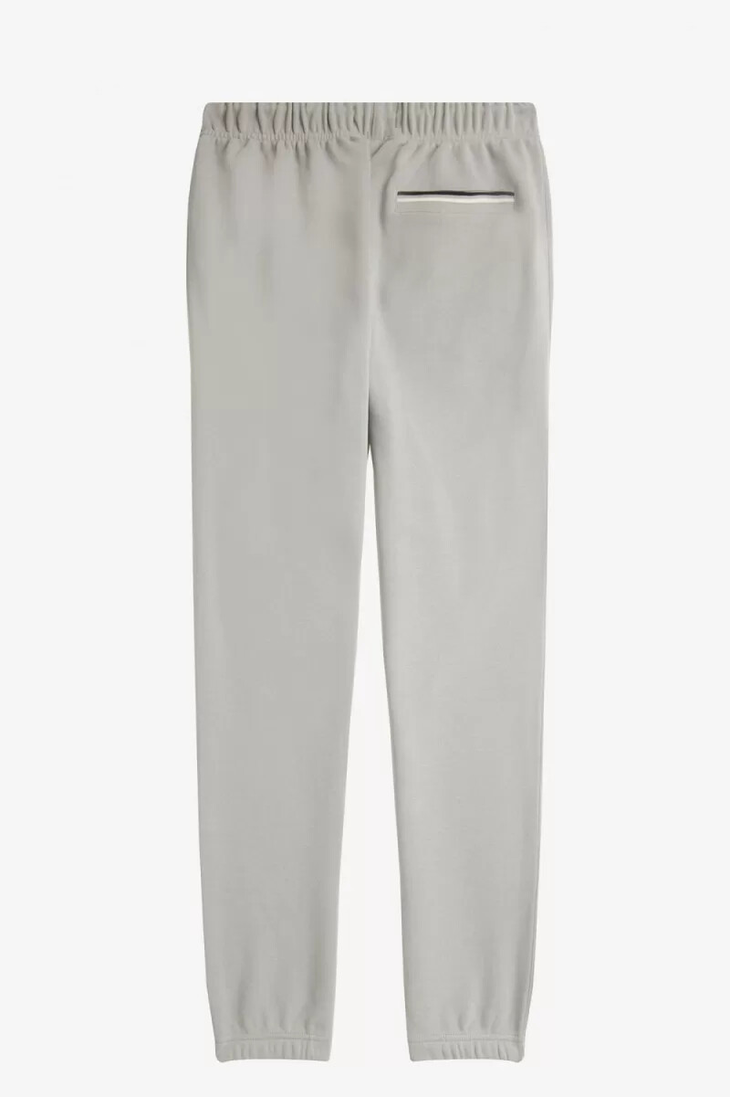 pantalones deportivos fred perry loopback para hombre color gris