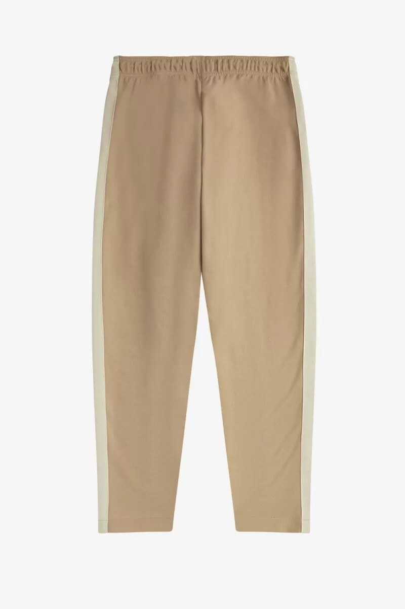 pantalones deportivos fred perry con detalle de cinta para hombre color verde