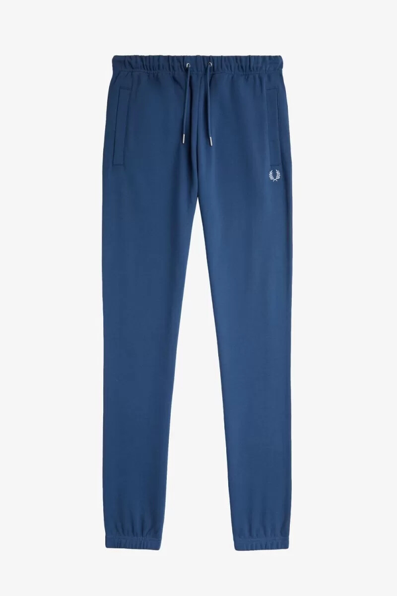pantalones deportivos fred perry loopback para hombre azul medianoche aguamarina claro