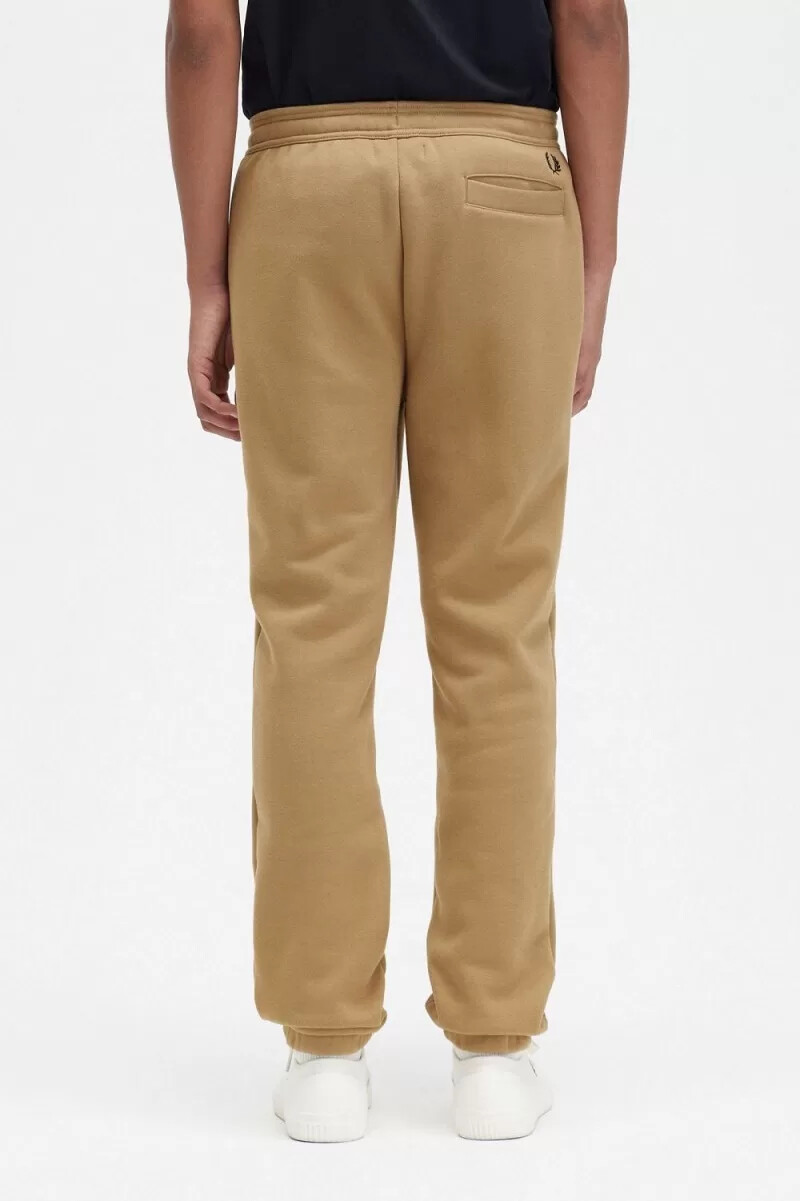 pantalones deportivos bordados fred perry para hombre color verde
