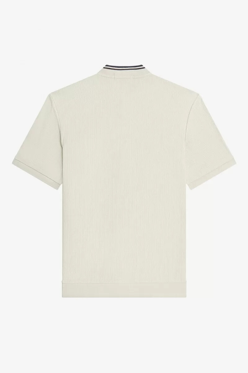 polo fred perry henley para hombre en color menta claro