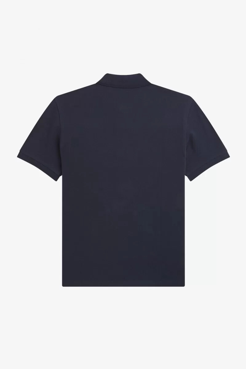 polo fred perry glitch stripe para hombre azul marino