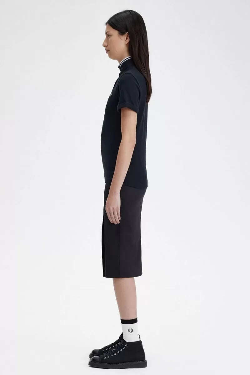 polo fred perry amy para mujer negro