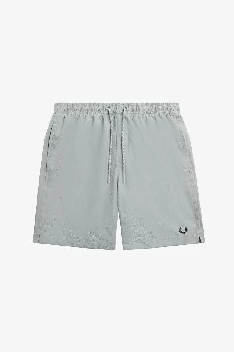 pantalones cortos de baño clásicos fred perry para hombre color gris