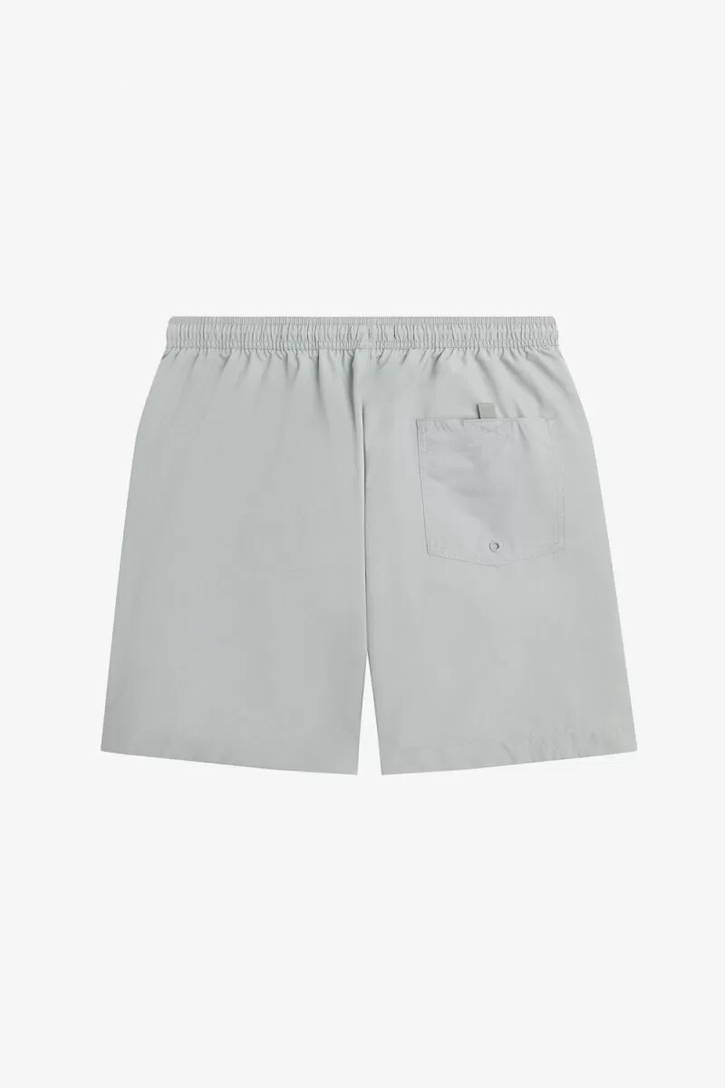 pantalones cortos de baño clásicos fred perry para hombre color gris