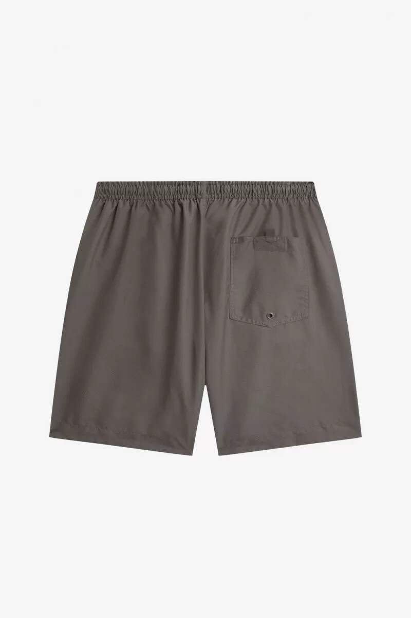 pantalones cortos de baño clásicos fred perry para hombre color verde campo
