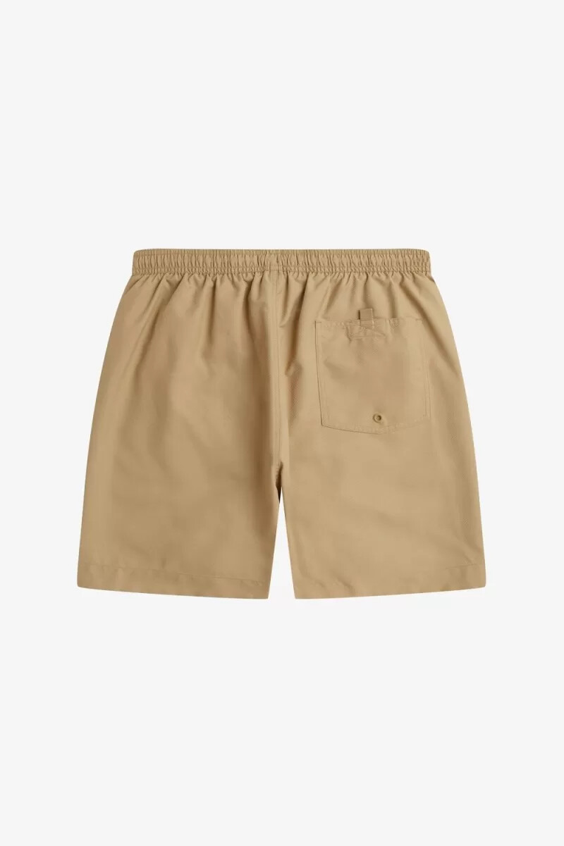 pantalones cortos de baño clásicos fred perry para hombre color verde