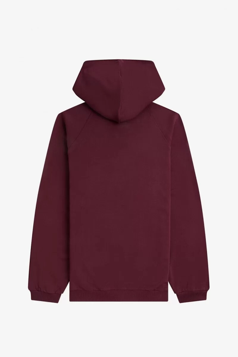 sudadera con capucha estampada de fred perry para hombre color azul marino