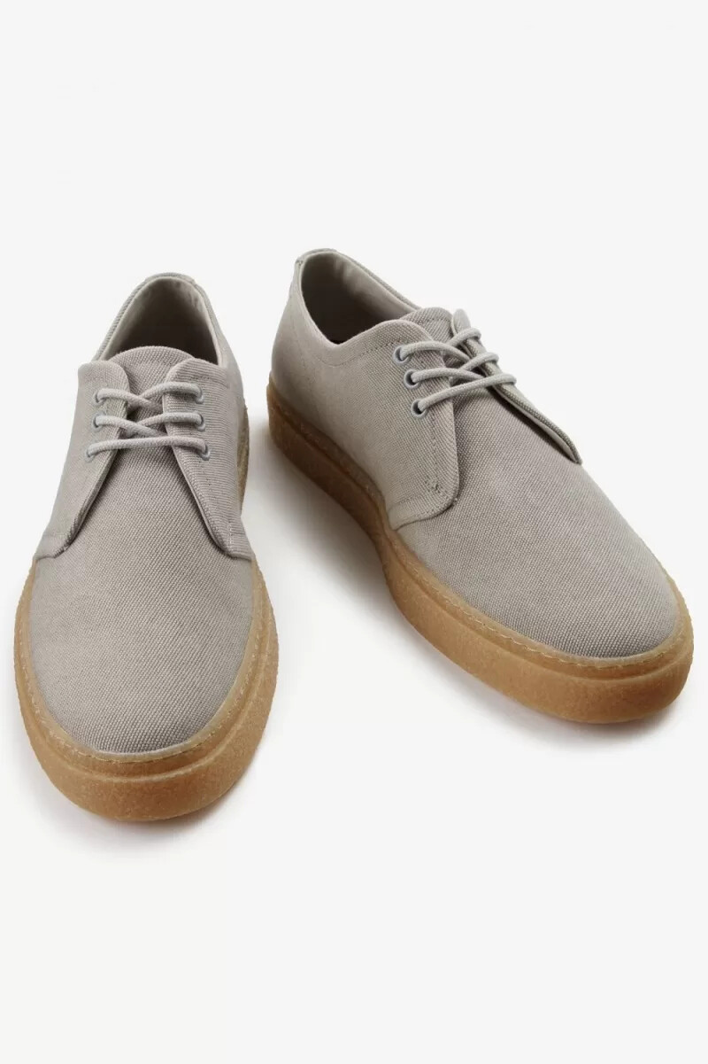 zapatillas de lona fred perry linden para hombre color menta claro