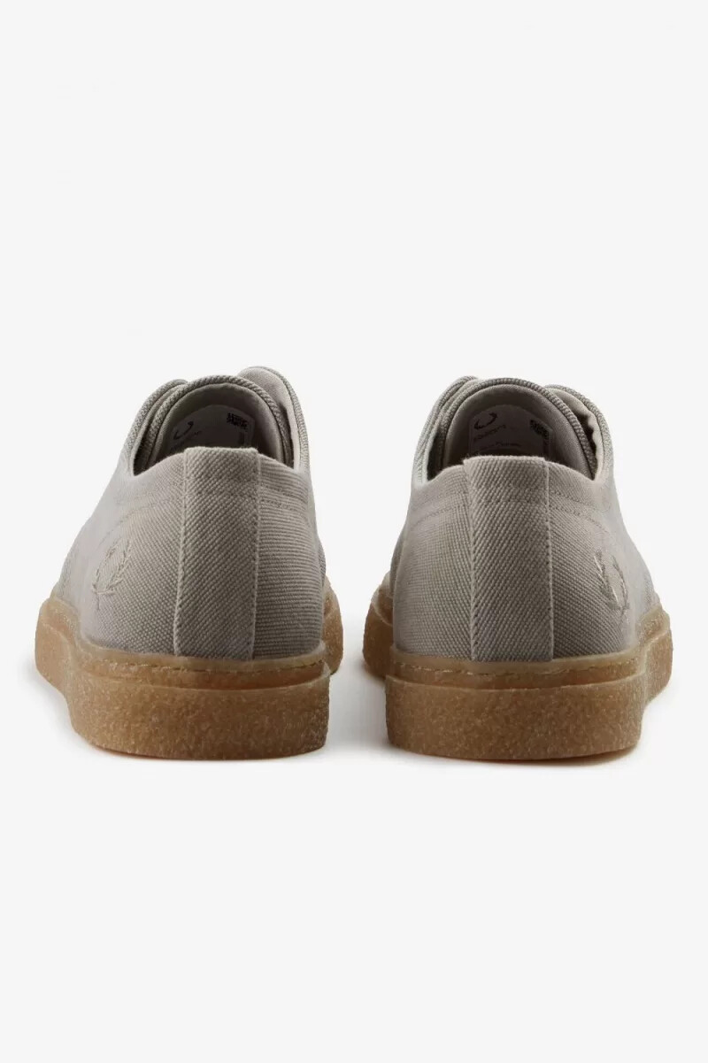 zapatillas de lona fred perry linden para hombre color menta claro