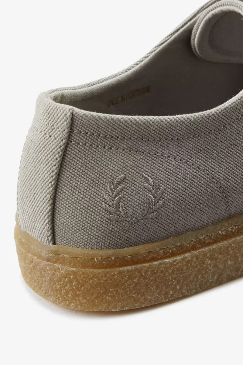 zapatillas de lona fred perry linden para hombre color menta claro