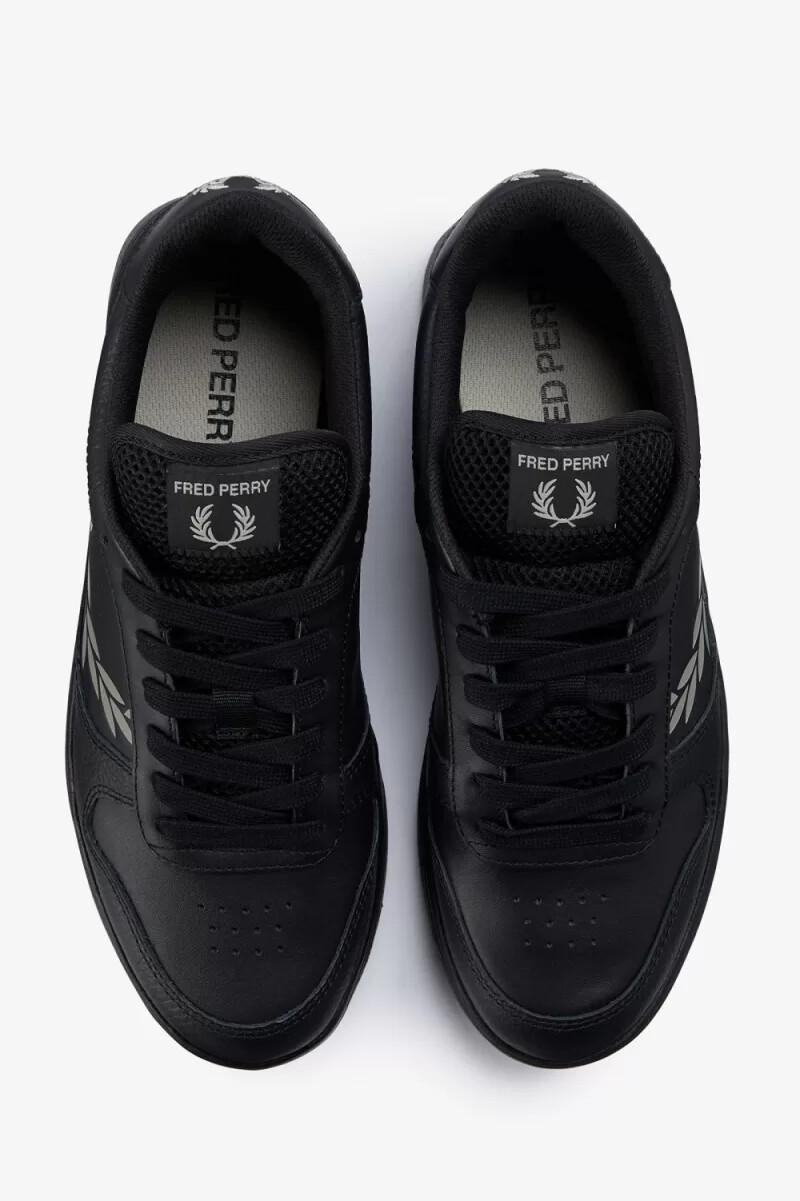 zapatillas fred perry b300 para hombre color negro y gris