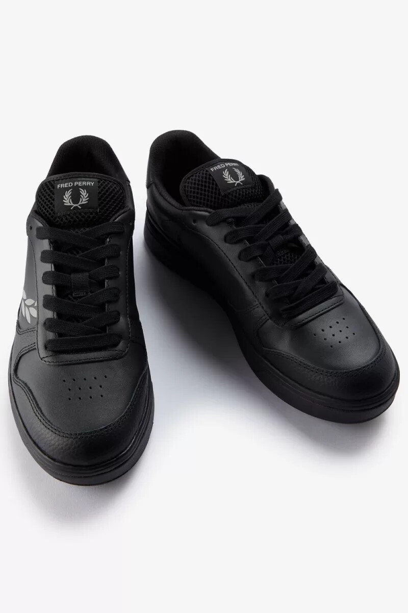 zapatillas fred perry b300 para hombre color negro y gris