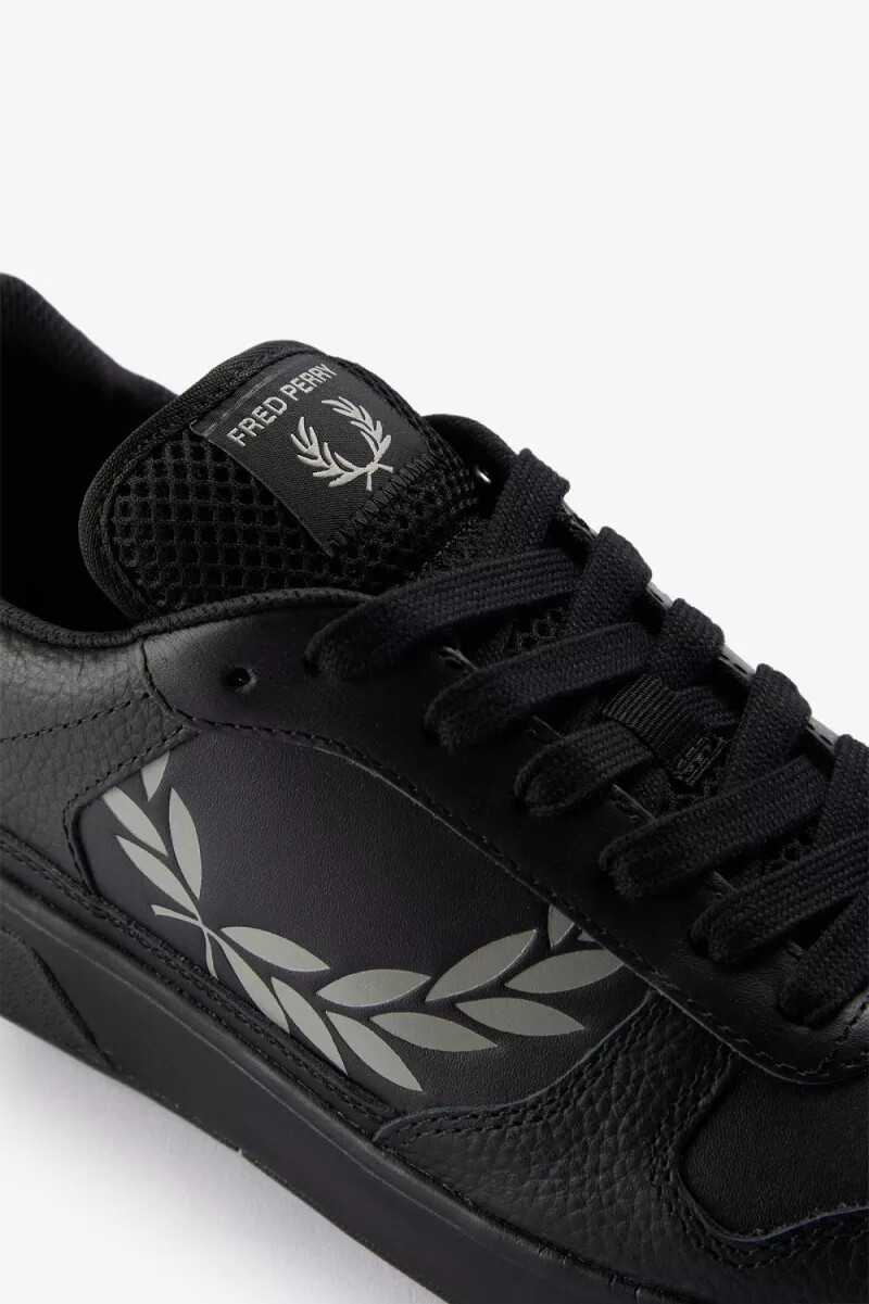 zapatillas fred perry b300 para hombre color negro y gris