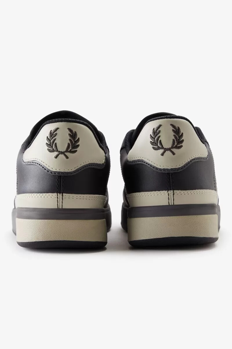zapatillas fred perry b300 para hombre color negro y metalizado