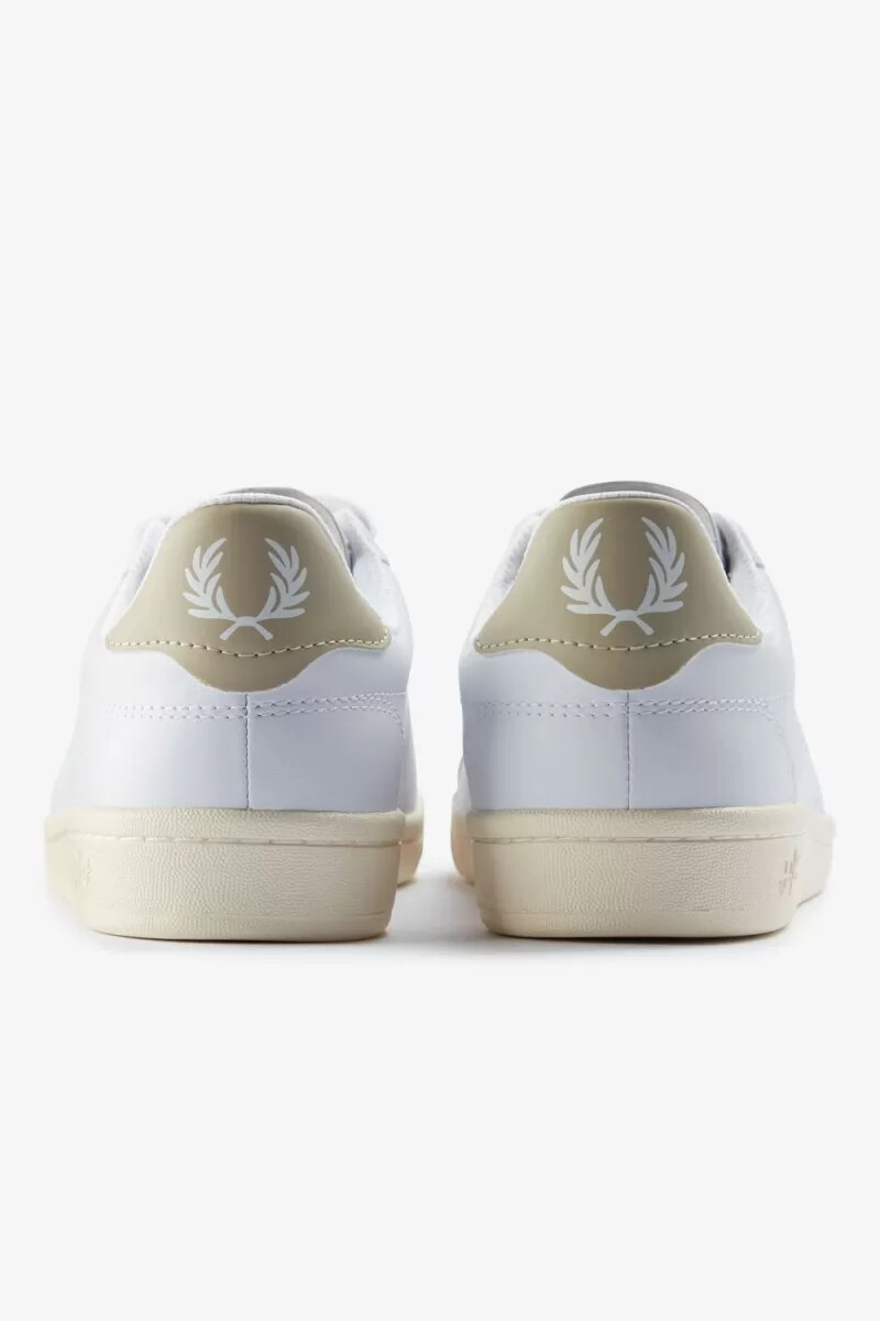 zapatillas de tenis fred perry b721 para hombre color blanco y menta claro