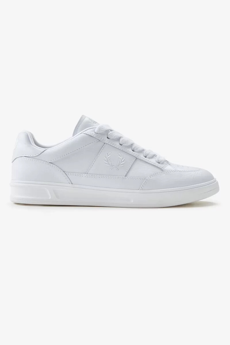 zapatillas de tenis fred perry b440 para hombre color blanco marfil