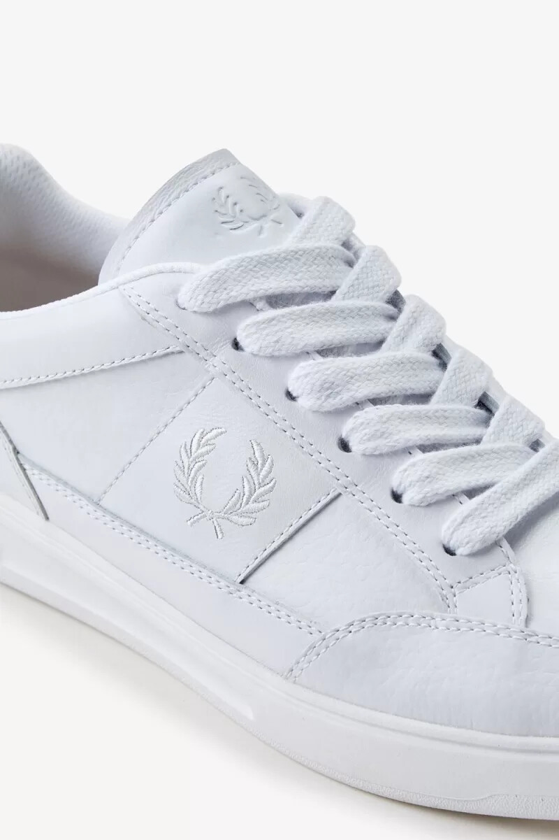 zapatillas de tenis fred perry b440 para hombre color blanco marfil