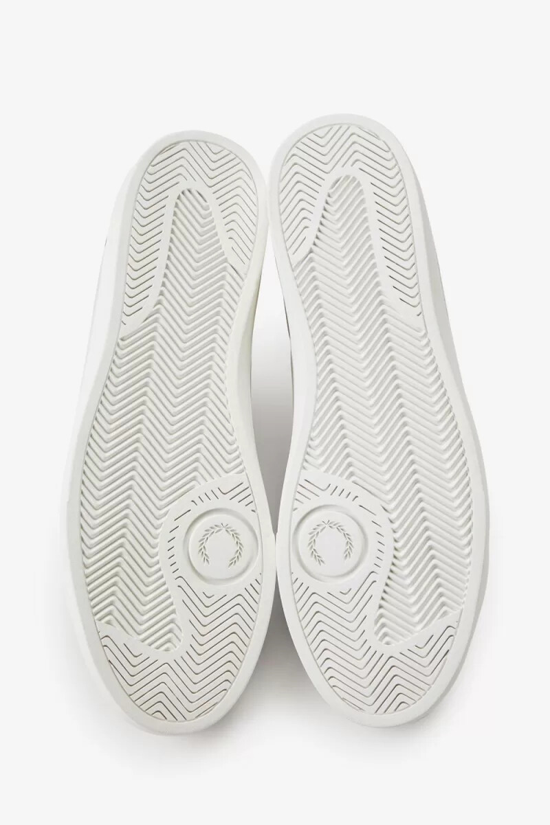 zapatillas de tenis fred perry spencer para hombre color avena blanca como la nieve