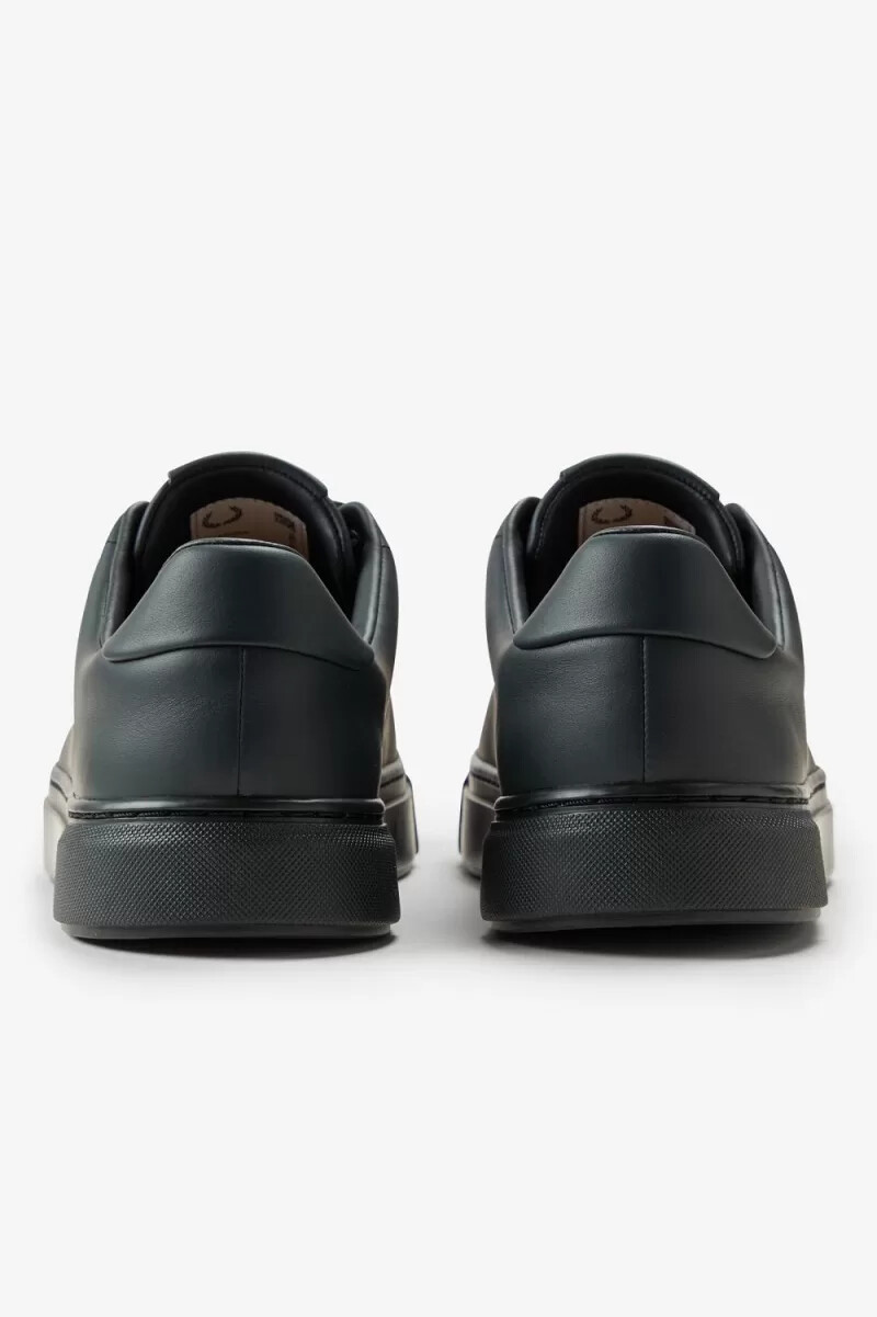 zapatillas de tenis fred perry b71 para hombre color verde noche y dorado