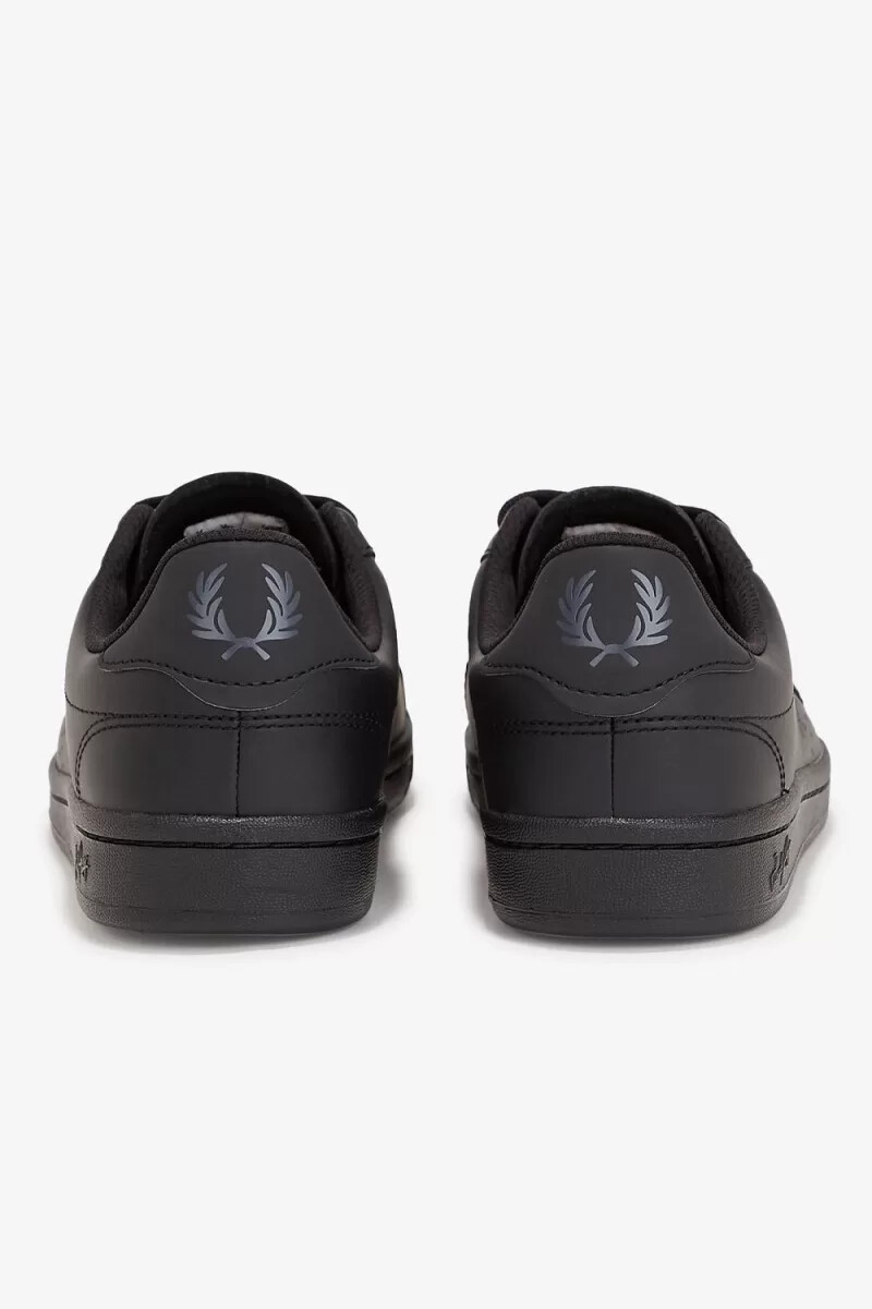 zapatillas de tenis fred perry b721 para hombre color negro y metalizado