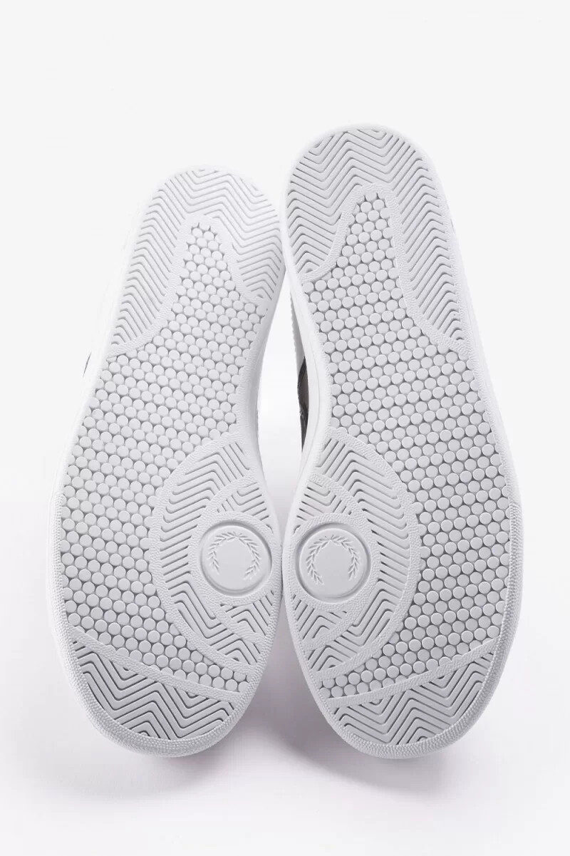 zapatillas de tenis fred perry b721 para hombre color marfil y negro
