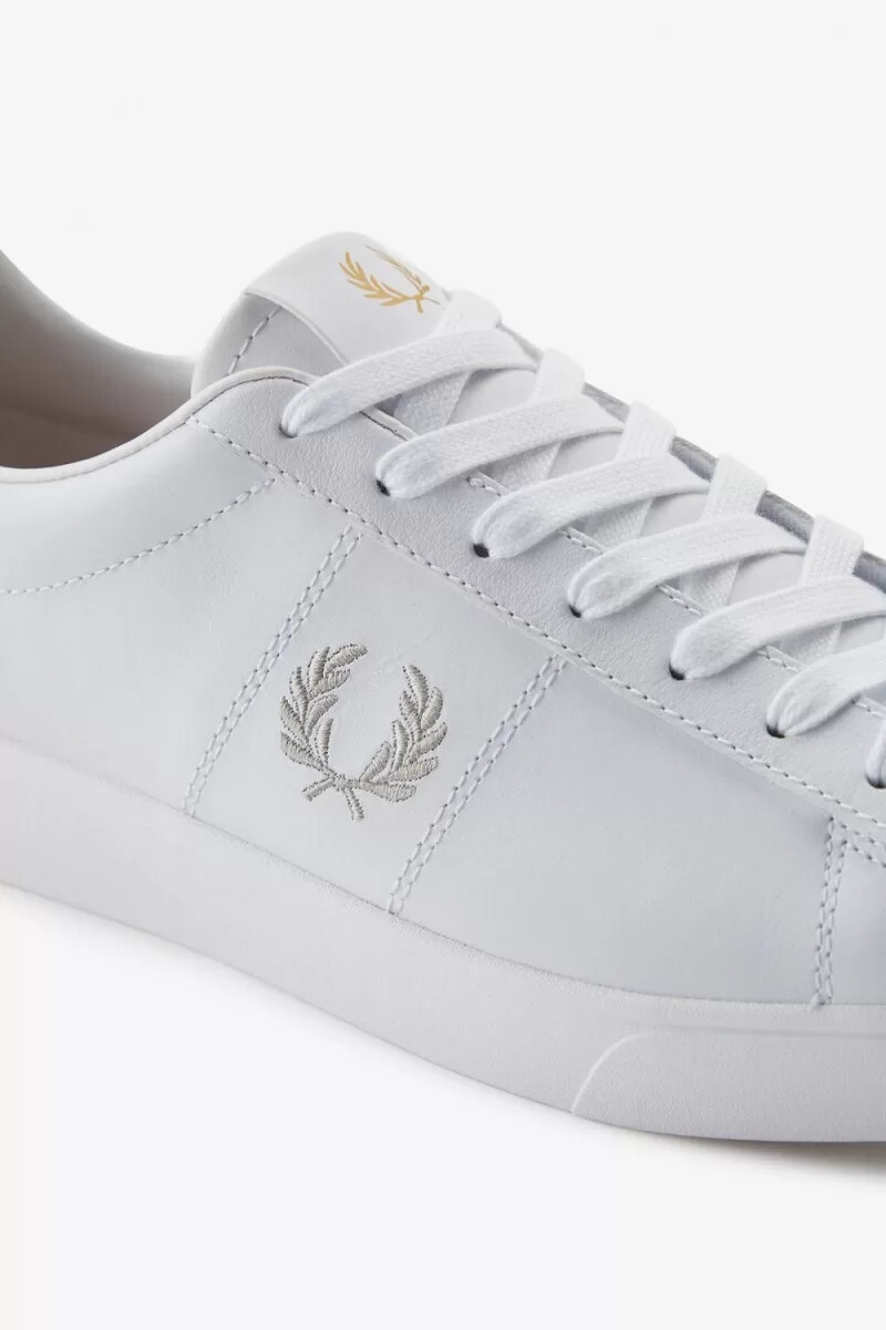 zapatillas de tenis fred perry spencer para hombre blancas
