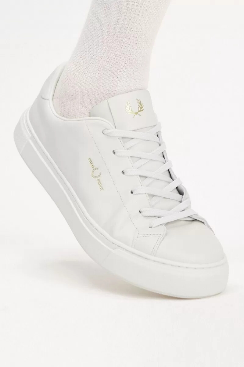 zapatillas de tenis fred perry b71 para hombre color marfil