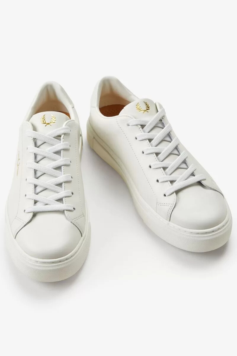 zapatillas de tenis fred perry b71 para hombre color marfil