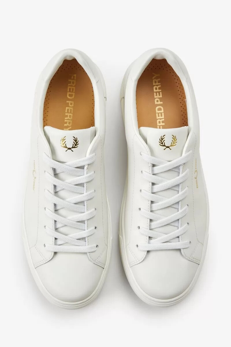 zapatillas de tenis fred perry b71 para hombre color marfil
