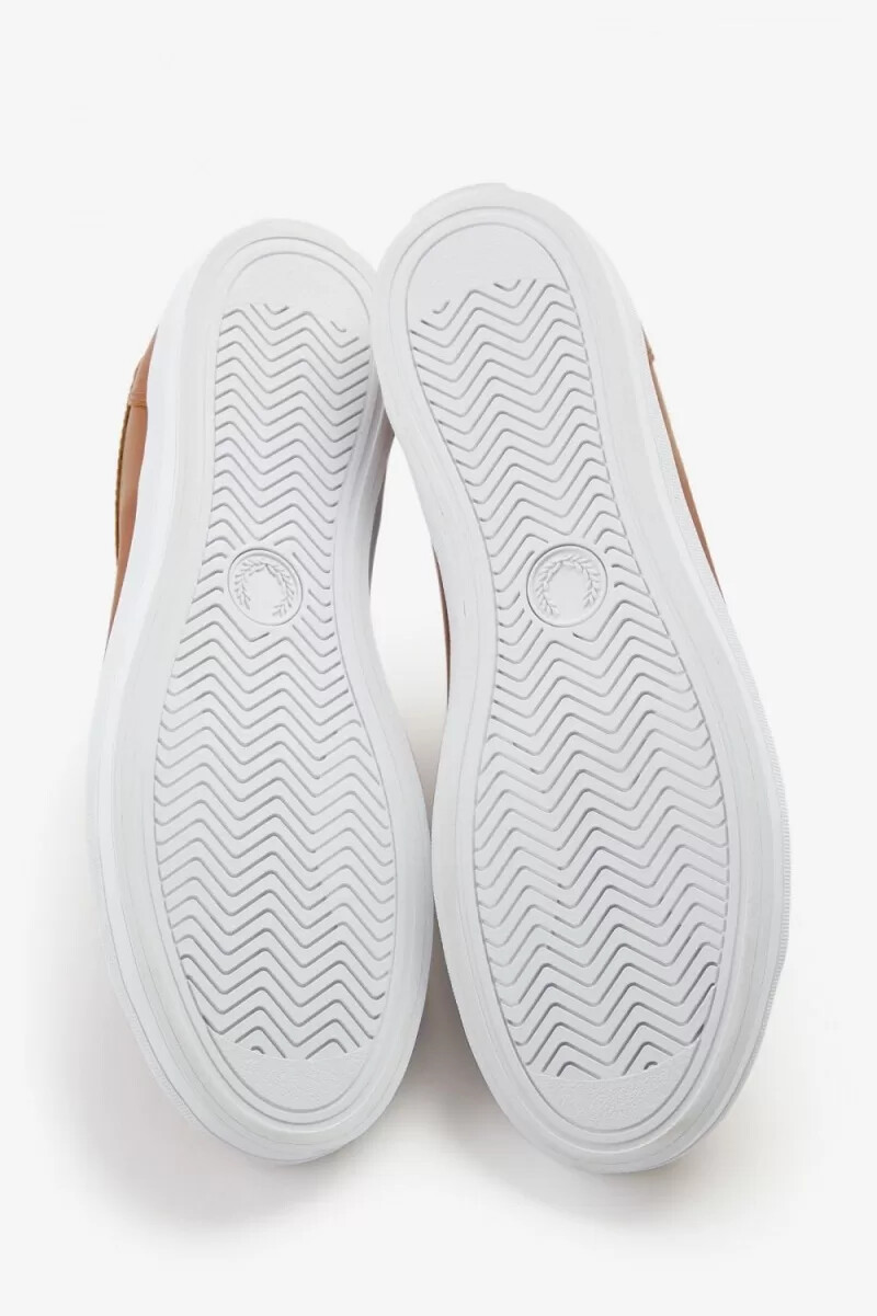 zapatillas de tenis fred perry baseline para hombre color tostado