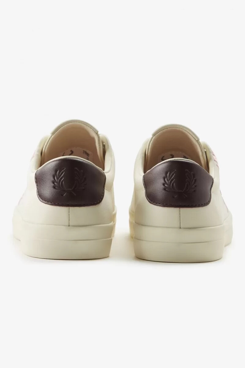 zapatillas de tenis fred perry lottie para mujer en color beige