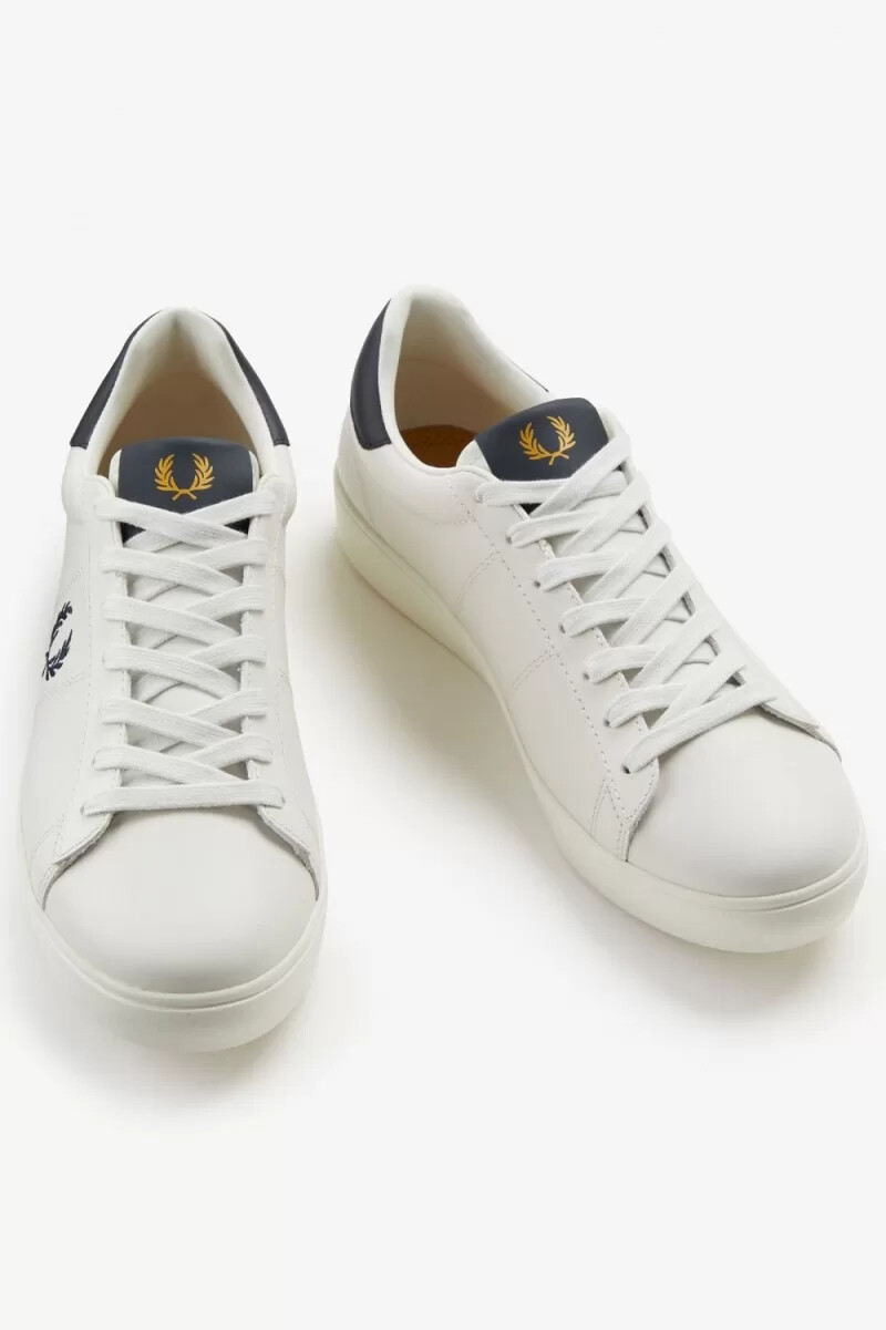 zapatillas de tenis fred perry spencer para mujer color marfil