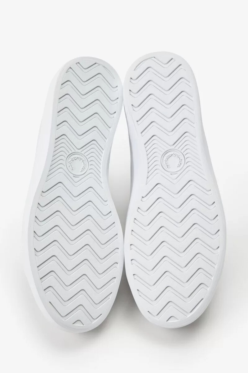 zapatillas de tenis fred perry lottie para mujer color blanco rosa polvoriento