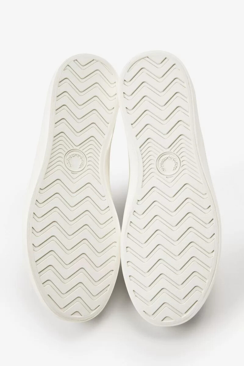 zapatillas de tenis fred perry lottie para mujer beige y verde